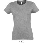 Damen T-Shirt – Imperial – Grau meliert XL