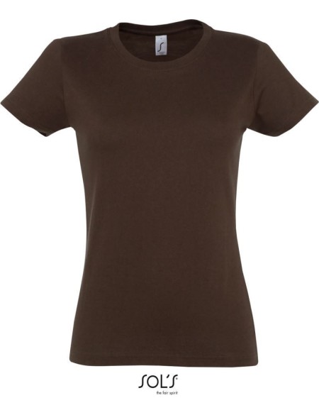 Damen T-Shirt – Imperial – Schokolade XXL
