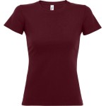 Damen T-Shirt – Imperial – Burgunderrot L