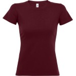 Damen T-Shirt – Imperial – Burgunderrot XL
