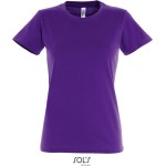 Damen T-Shirt - Imperial - Dunkellila L