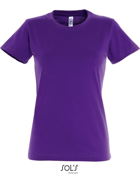 Damen T-Shirt – Imperial – Dunkellila XL