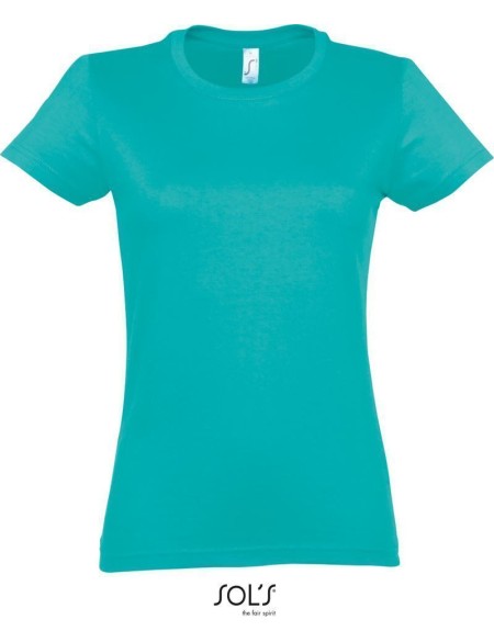 Damen T-Shirt - Imperial - Karibikblau XXL