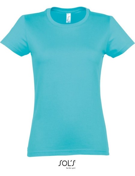 Damen T-Shirt - Imperial - Atollblau S