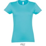Damen T-Shirt – Imperial – Atollblau XL