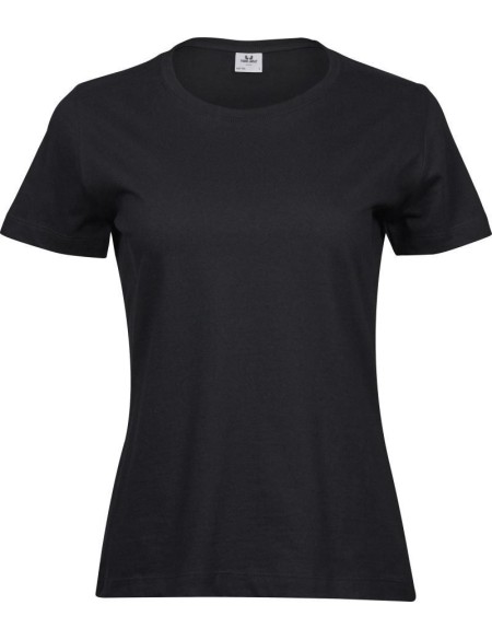 Damen T-Shirt - Teejays ''Sof Tee'' - Schwarz S