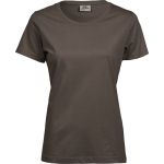 Damen-T-Shirt – Teejays „Sof Tee“ – Schokolade XXL