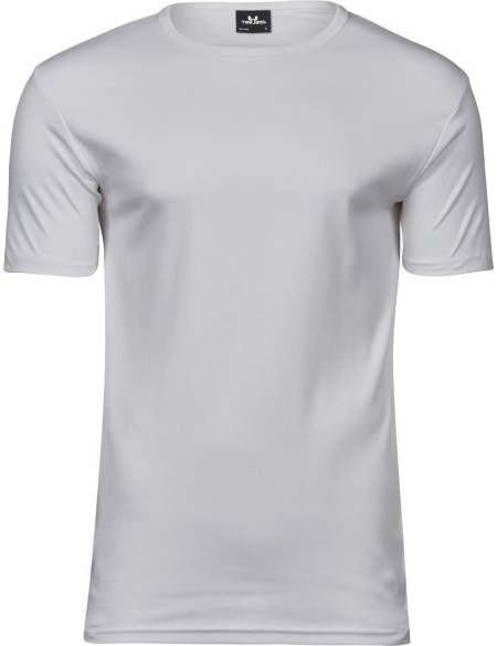 Herren-T-Shirt – Teejays Interlock – Weiß 4XL