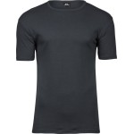 Herren T-Shirt - Teejays Interlock - Dunkelgrau M