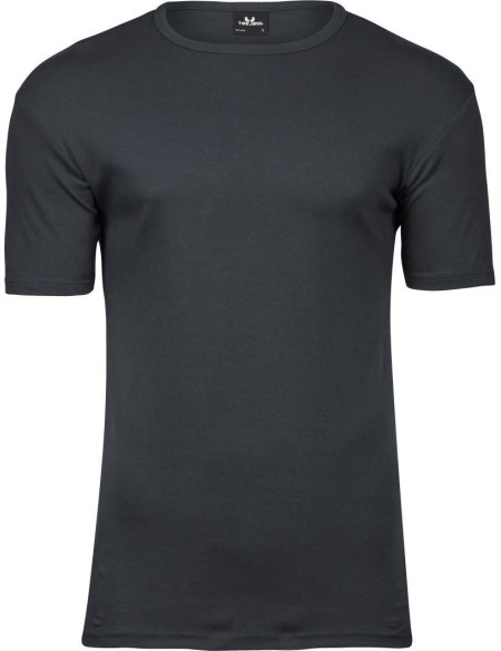 Herren-T-Shirt – Teejays Interlock – Dunkelgrau 3XL
