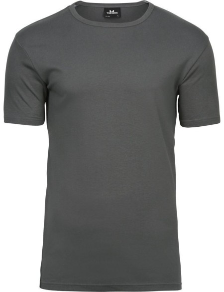 Herren-T-Shirt – Teejays Interlock – Pudergrau 4XL