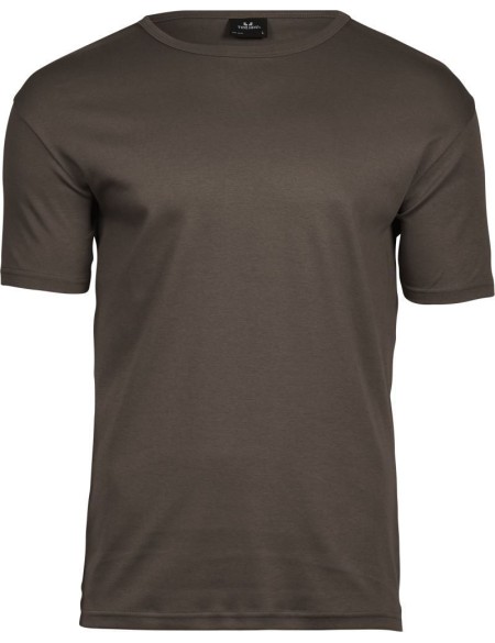 Herren-T-Shirt – Teejays Interlock – Schokolade L