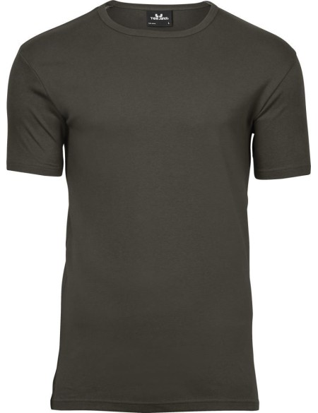 Herren-T-Shirt – Teejays Interlock – Dunkeloliv 3XL