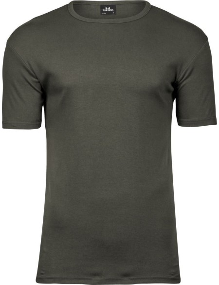 Herren-T-Shirt – Teejays Interlock – Dunkelgrün XL