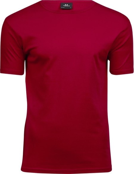 Herren-T-Shirt – Teejays Interlock – Rot XL