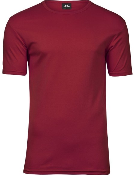 Herren-T-Shirt – Teejays Interlock – Tiefrot XXL