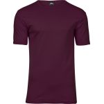 Herren-T-Shirt – Teejays Interlock – Vínová S