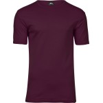 Herren-T-Shirt – Teejays Interlock – Vínová M