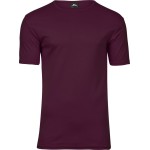 Herren-T-Shirt – Teejays Interlock – Vínová L