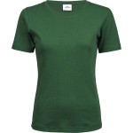 Damen T-Shirt - Teejays Interlock - Waldgrün S