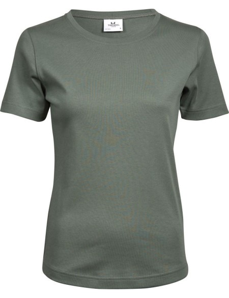 Damen T-Shirt - Teejays Interlock - Blattgrün XL