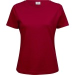 Damen-T-Shirt – Teejays Interlock – Rot 3XL