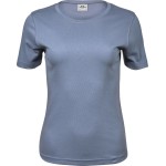 Damen T-Shirt - Teejays Interlock - Flint Stone M