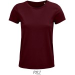 Damen T-Shirt - Crusader - Burgunderrot XXL