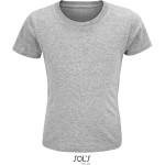 Kinder-T-Shirt - Crusader - Grau meliert 6 Jahre