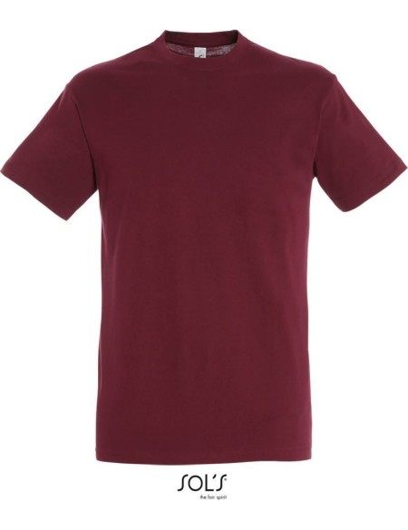 Herren-T-Shirt – Regent – Burgunderrot XL