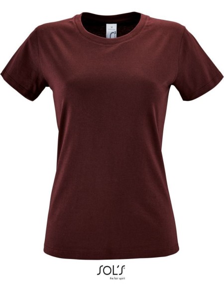 Damen-T-Shirt – Regent – Burgunderrot XXL
