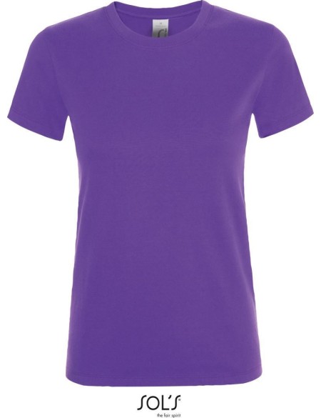 Damen T-Shirt - Regent - Dunkellila L