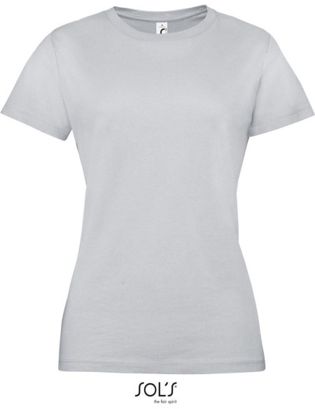 Damen-T-Shirt – Regent – reines Grau XXL