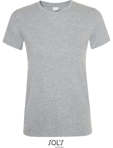 Damen T-Shirt - Regent - Graumelange S