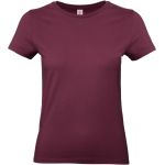 Damen-T-Shirt – B+C E190 – Burgunderrot XS