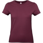 Damen-T-Shirt – B+C E190 – Burgunderrot XS