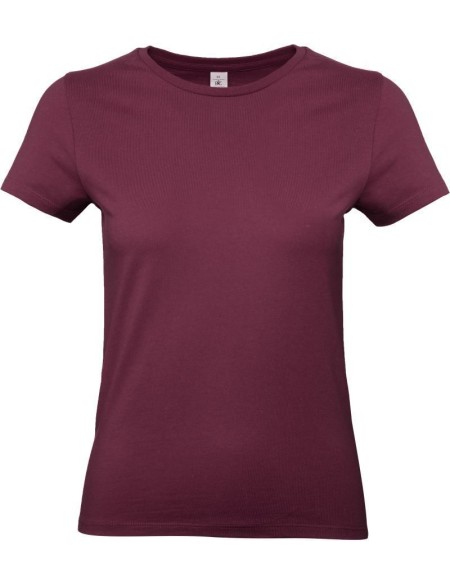Damen-T-Shirt – B+C E190 – Burgunderrot M
