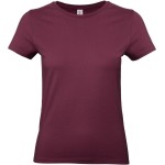 Damen-T-Shirt – B+C E190 – Burgunderrot XXL