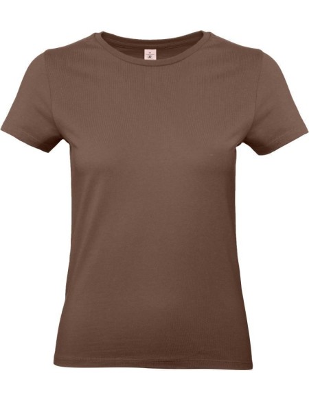 Damen-T-Shirt – B+C E190 – Schokolade XL