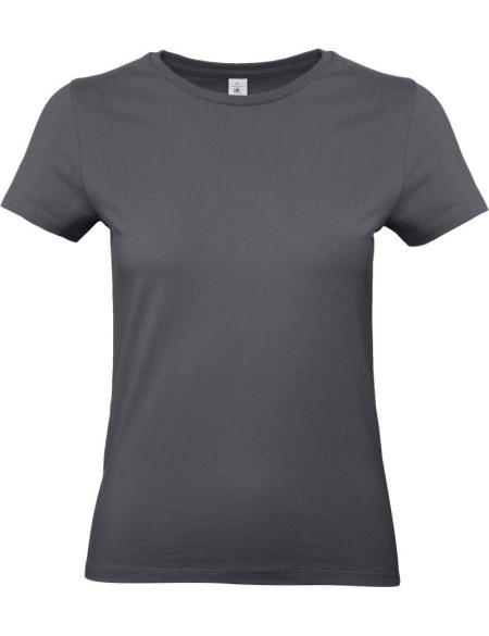 Damen-T-Shirt – B+C E190 – Dunkelgrau L