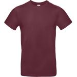 Herren-T-Shirt – B+C E190 – Burgunderrot XS