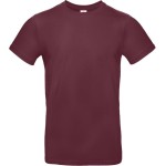Herren-T-Shirt – B+C E190 – Burgunderrot XS