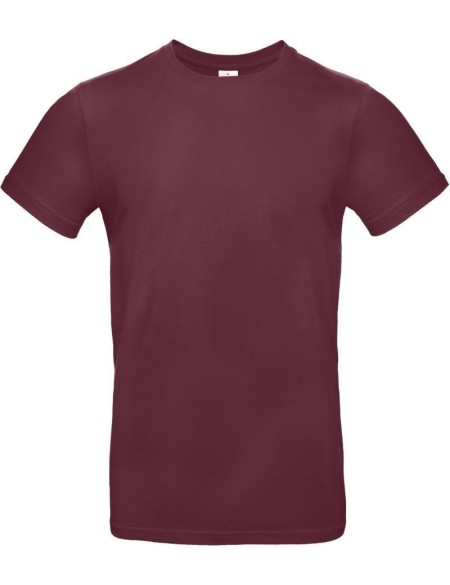 Herren-T-Shirt – B+C E190 – Burgunderrot S