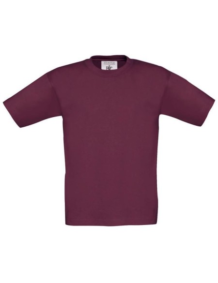 Kinder-T-Shirt – B+C 150 – Burgund 7–8 Jahre