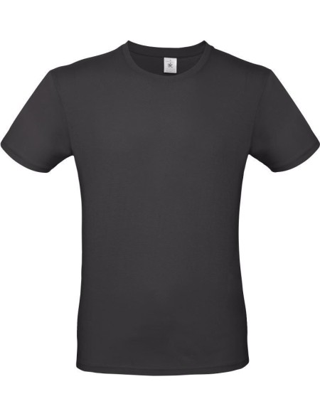 Herren-T-Shirt – B+C E150 – Schwarz pur XS