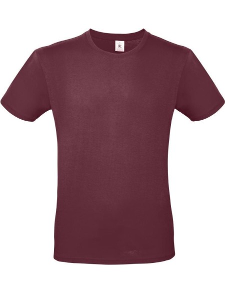 Herren-T-Shirt – B+C E150 – Burgunderrot S