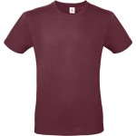 Herren-T-Shirt – B+C E150 – Burgunderrot XL