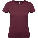 Damen-T-Shirt – B+C 150 – Burgunderrot S