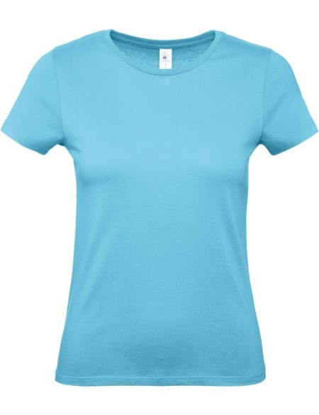 Damen T-Shirt – B+C 150 – Türkis M