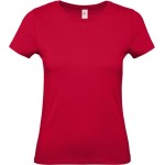 Damen-T-Shirt – B+C 150 – Tiefrot XS